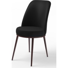 Canisa Concept Dexa Serisi Sandalye, Mutfak&yemek Sandalyesi, 4 Adet Sandalye Ayaklar Kahverengi