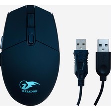 Razador RS-601 Fury Gaming Işıklı Klavye Mouse Set