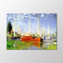 Arty Tablo Argenteuil' De Kayıklar Tablo