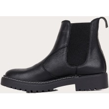 Bueno Shoes B77C01 Siyah Kadın Düz Bot
