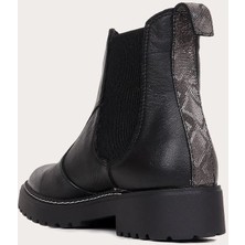 Bueno Shoes B77C01 Siyah Kadın Düz Bot