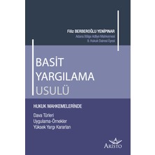 Basit Yargılama Usulü -  Filiz Berberoğlu Yenipınar