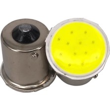 Sisa BA15S 1156 12 Cob LED Sinyal,stop,geri Vites Led'i 2 TAKIM