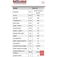 Kozlusan Dila 29 Kw Kuzineli Odun Kömür Sobası (Sulu Sistem)