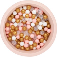 Wellgro Bubble Pops Pembe Top Havuzu - Beyaz/şeffaf/pembe/gold Topları