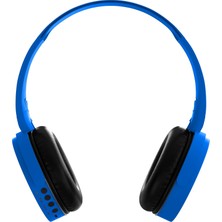 MF Product Acoustic 0235 Kablosuz Kulak Üstü Bluetooth Kulaklık Mavi