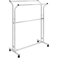 Manken İstanbul Çift Taraflı V Ayarlı Krom Metal Orta Stand