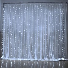 Orijinaldükkan 2x2 Metre Fişli Perde LED Işıklar Animasyonlu Dekoratif