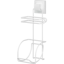 Teknotel Delme Vida Matkap Yok! Easyfıx Yapışkanlı Yedekli Tuvalet Kağıtlık Beyaz EF282