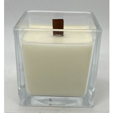 Missi Xl  Ahşap Fitilli Black Vanilya Vegan MUM(10X10 Cm)