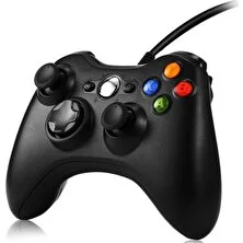 Microsoft Xbox 360 Kablolu Oyun Kolu ( Pc Uyumlu ) (Ithalatçı Garantili)