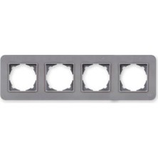 Günsan Radius Gümüş Dörtlü Çerçeve