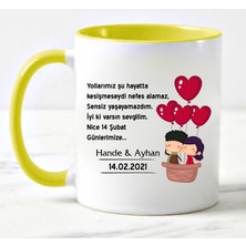 Nil Hediye 14 Şubat Sevgililer Günü Kupa Bardak