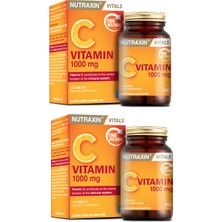 Nutraxin C Vitamin 1000 mg 30 Tablet - Zaman Salınımlı x 2 Adet