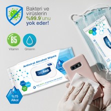 Deep Fresh Alkollü Antiviral ve Antibakteriyel Islak Cep Mendili 9 x 15 Yaprak