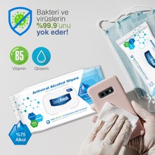 Deep Fresh Antiviral ve Antibakteriyel Islak Mendil 2 x 56 Yaprak & Cep Mendili 3 x 15 Yaprak