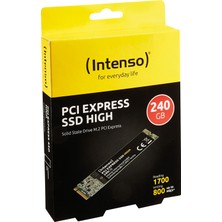 Intenso High 240GB 1700-800MB 4Mm NVMe PCIe M.2 SSD