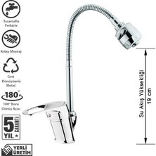 2 Fonksiyonlu Kubarlı Mix Eviye Bataryası