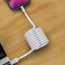 Smart Tech Micro USB Mıknatıslı Kendini Toplayan USB Hızlı Şarj  ve Data Kablosu