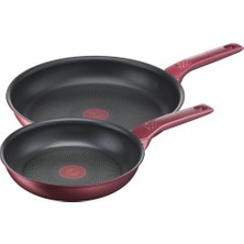 Tefal Titanyum 2X DailyChef İndüksiyon Tabanlı 2'li  22/28 cm Tava Seti - 2100119132
