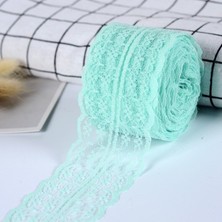 Elmas Süs Mint Yeşili  Dantel Kurdele (6CM-10M)