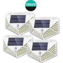 Mbw Güneş Enerjili 100 LEDli Işık - Beyaz (Yurt Dışından)