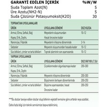 Awax Potelli 30 Iri Dolgun ve Tatlı Meyveler Için Potaslı Sıvı Gübre 1 lt