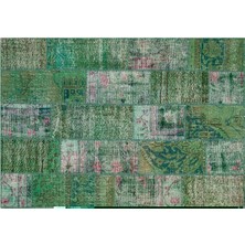 Allmode Patchwork Sbt Narrow Dark Green 140X200CM 2.80M2 Halı