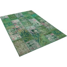 Allmode Patchwork Sbt Narrow Dark Green 140X200CM 2.80M2 Halı