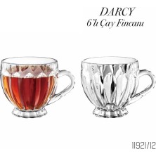 Perotti Darcy 6'lı Kulplu Cam Çay Fincanı 11921