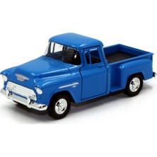Halley Diecast Metal 1955 Chevrolet Pickup Mavi