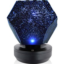 Mbw Romantik LED Yıldızlı Gece Lambası 3D Yıldız Projektör (Yurt Dışından)