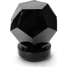 Mbw Romantik LED Yıldızlı Gece Lambası 3D Yıldız Projektör (Yurt Dışından)