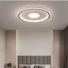 Vonalight Modern Dekoratif Sıva Üstü Içe / Dışa Işıklı Plofonyer Avize Q.40CM 4000K Sıcak Beyaz Işık