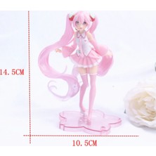 Sakura Anime Pembe Sakura Figür Oyuncak  (14 cm)