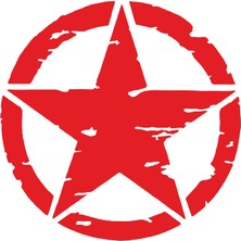 Sticker Fabrikası Askeri Yıldız Motosiklet Off Road Offroad U.s Army Sticker 00677