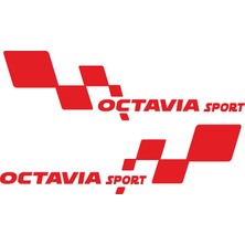 Sticker Fabrikası Oktavia Sport Takım Oto Sticker 00683