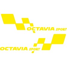 Sticker Fabrikası Oktavia Sport Takım Oto Sticker 00683