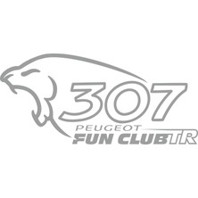 Sticker Fabrikası Peugeot Fun Club Sticker 00695