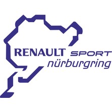 Sticker Fabrikası Renault Sport Nürburgring Sticker 00696