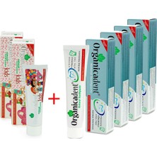 Organicadent 2 Doğal Çocuk + 4 Doğal Diş Macunu 6'lı Paket