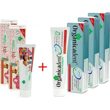 Organicadent 2 Doğal Çocuk + 3 Doğal Diş Macunu 5'li Paket