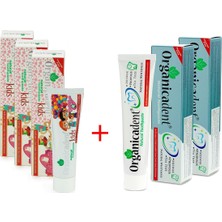 Organicadent 3 Doğal Çocuk + 2 Doğal Diş Macunu 5'li Paket