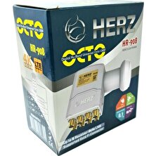 Herz HR-908 Octo Sekizli Lnb 0.1db Full Hd 4K