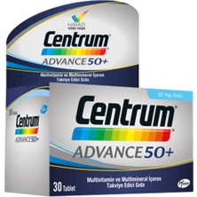 Pfizer Centrum Advance Multivitamin 30 Tablet - 50 Yaş Üstü Için