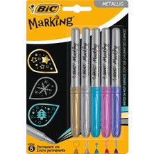 Bic Marking Colour Blister Metalik Renkler 5'li