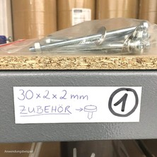 Direkt-Al Şerit Magnet Mıknatıs Etiket Yaz Sil 3 x 10 cm 50 Adet