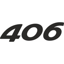 Sticker Fabrikası Peugeot 406 Sticker 00690