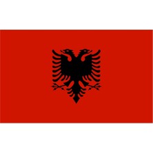 Sticker Fabrikası Arnavutluk Bayrağı Arnavut Sticker 00712