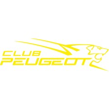 Sticker Fabrikası Club Peugeot Sticker 00691